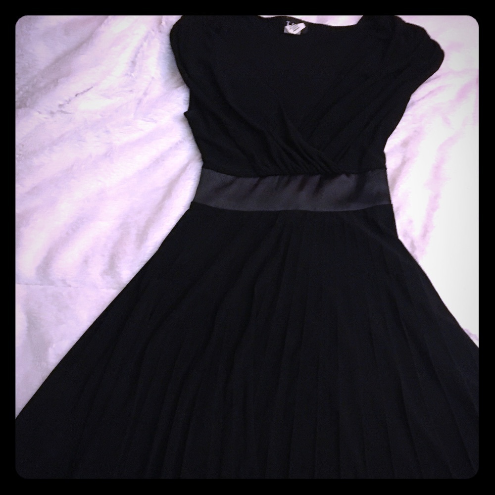 A black dress